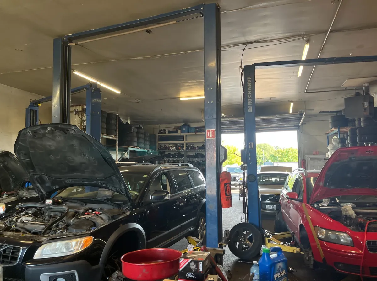 Volvo Under Repair by European Auto Specialist